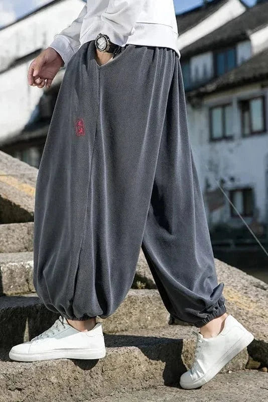 Pantalon Style Japonais Homme