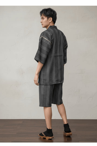 Jinbei d'inspiration Kimono