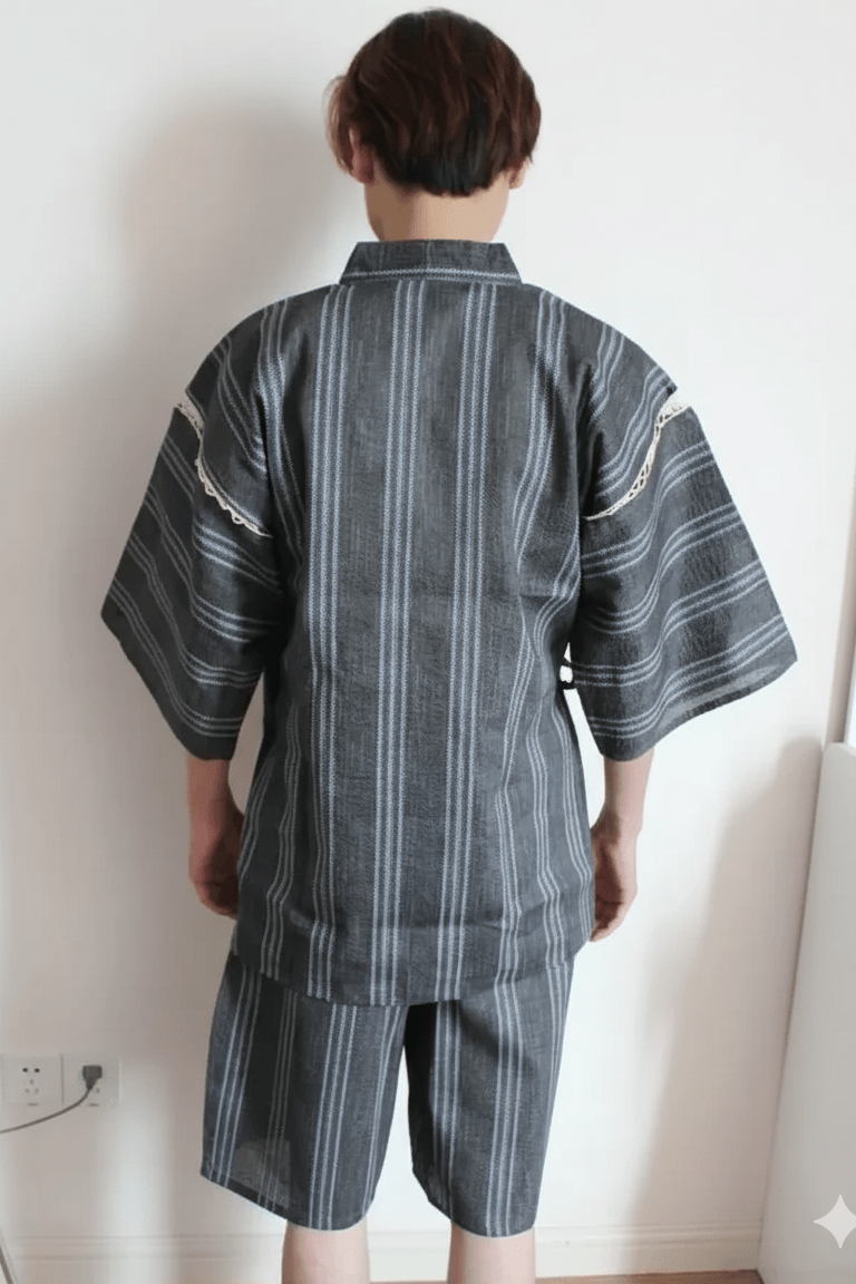 Jinbei d'inspiration Kimono