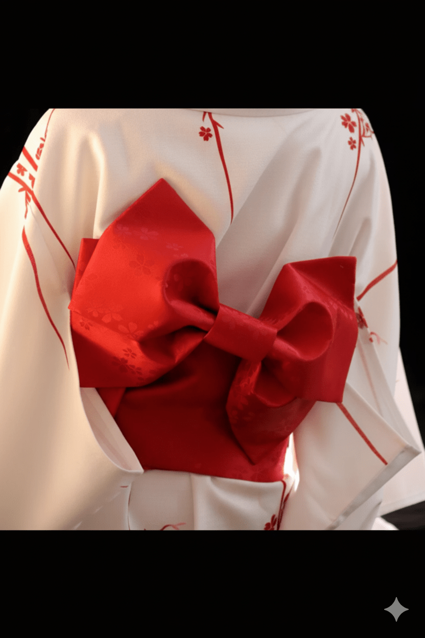 Kimono Japonais Blanc pour Femme