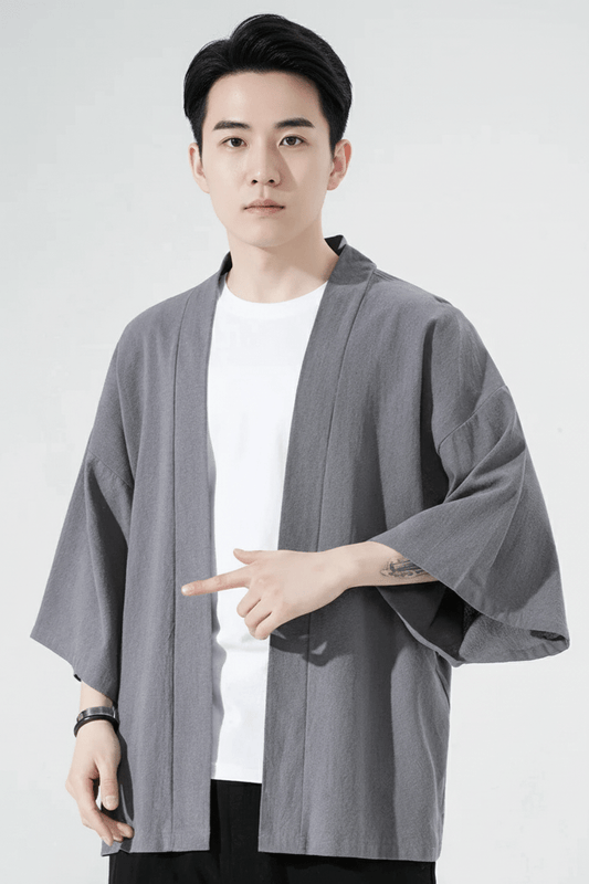 Kimono Japonais en Coton pour Homme