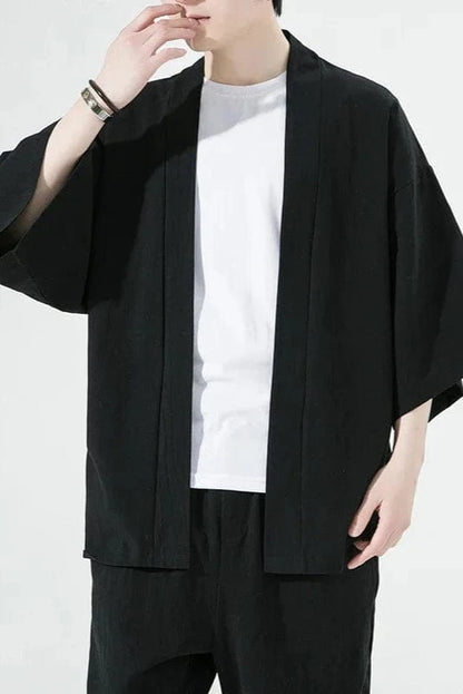 Kimono Japonais en Coton pour Homme
