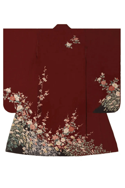 Kimono Japonais pour Femme Rouge