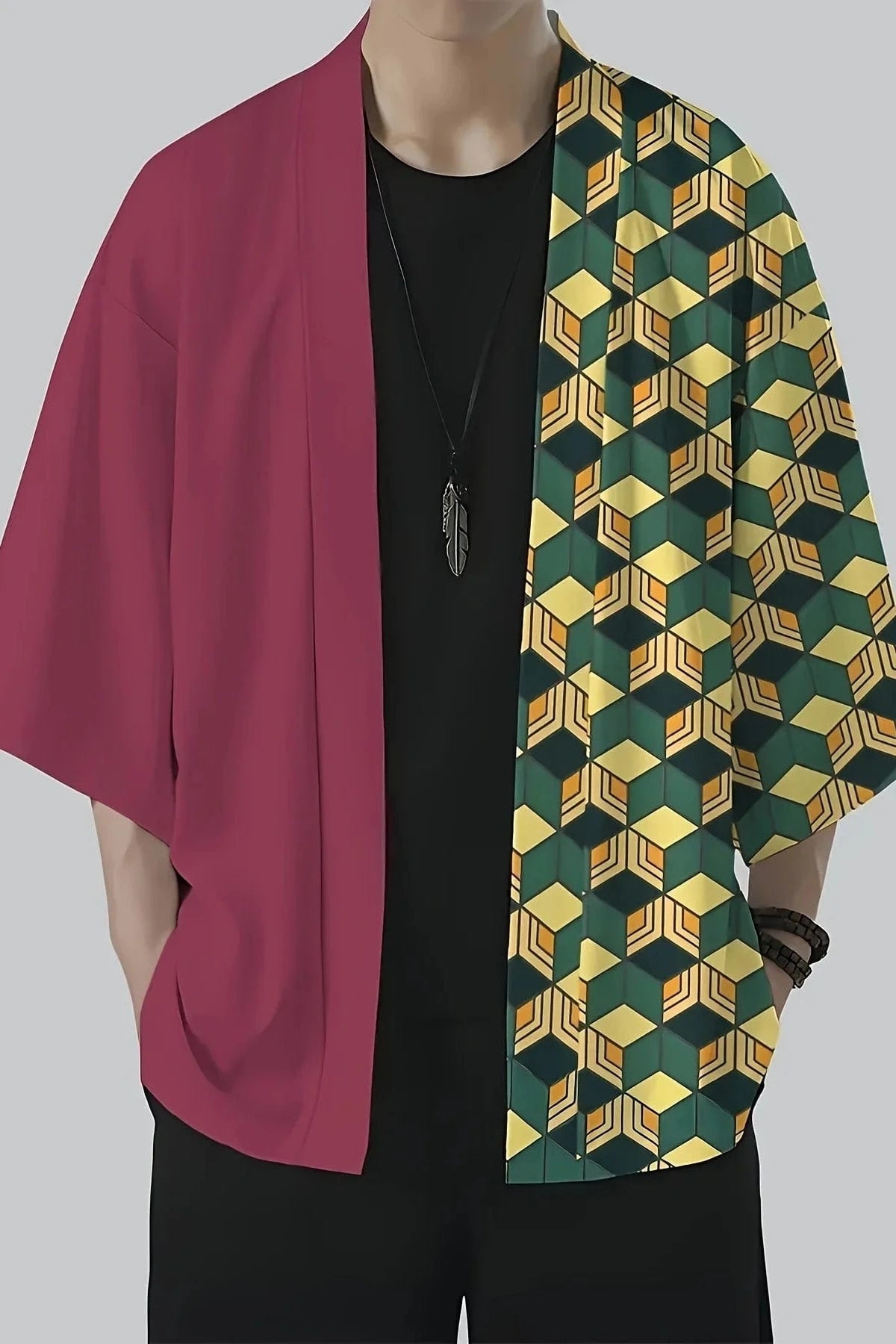 Kimono Motif Géométrique