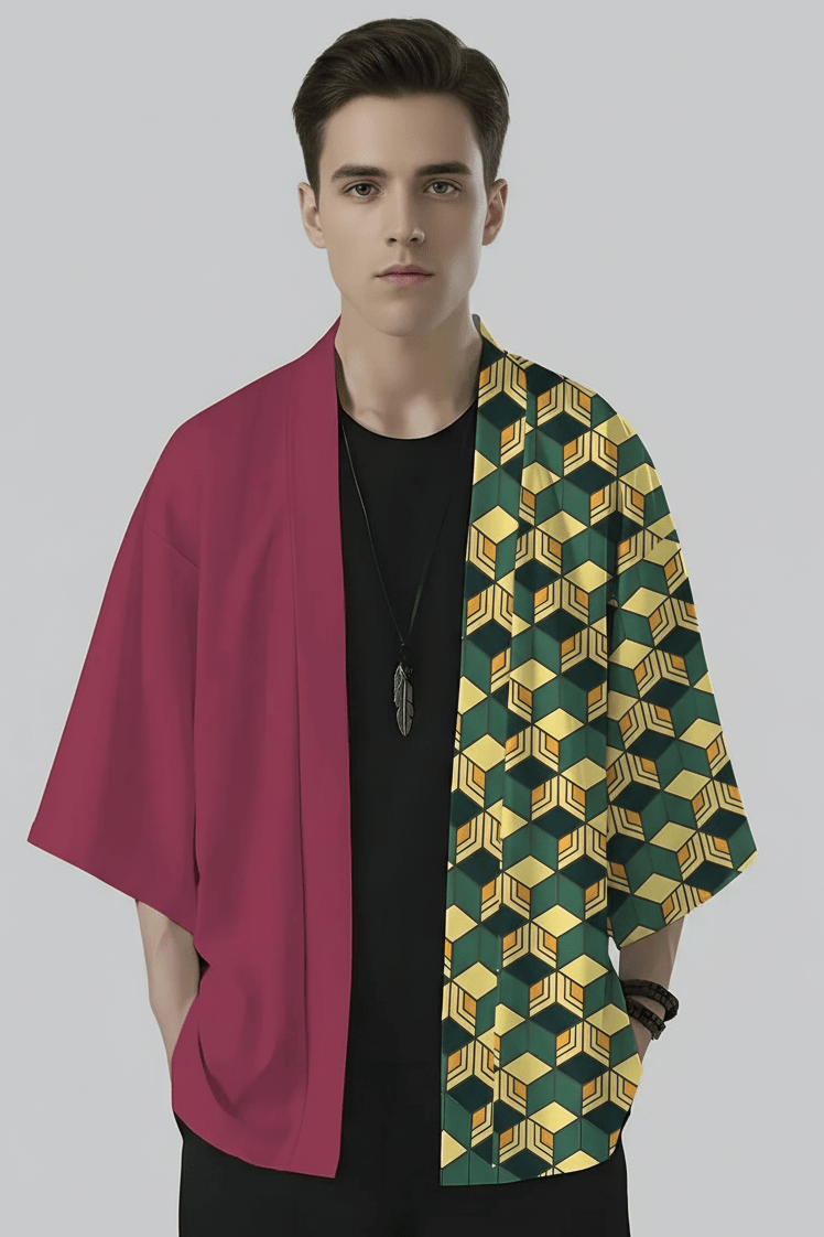 Kimono Motif Géométrique