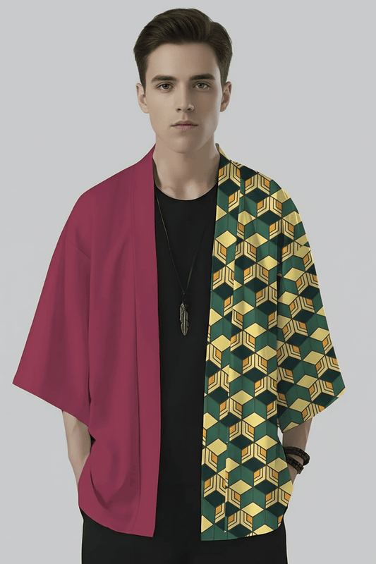 Kimono Motif Géométrique