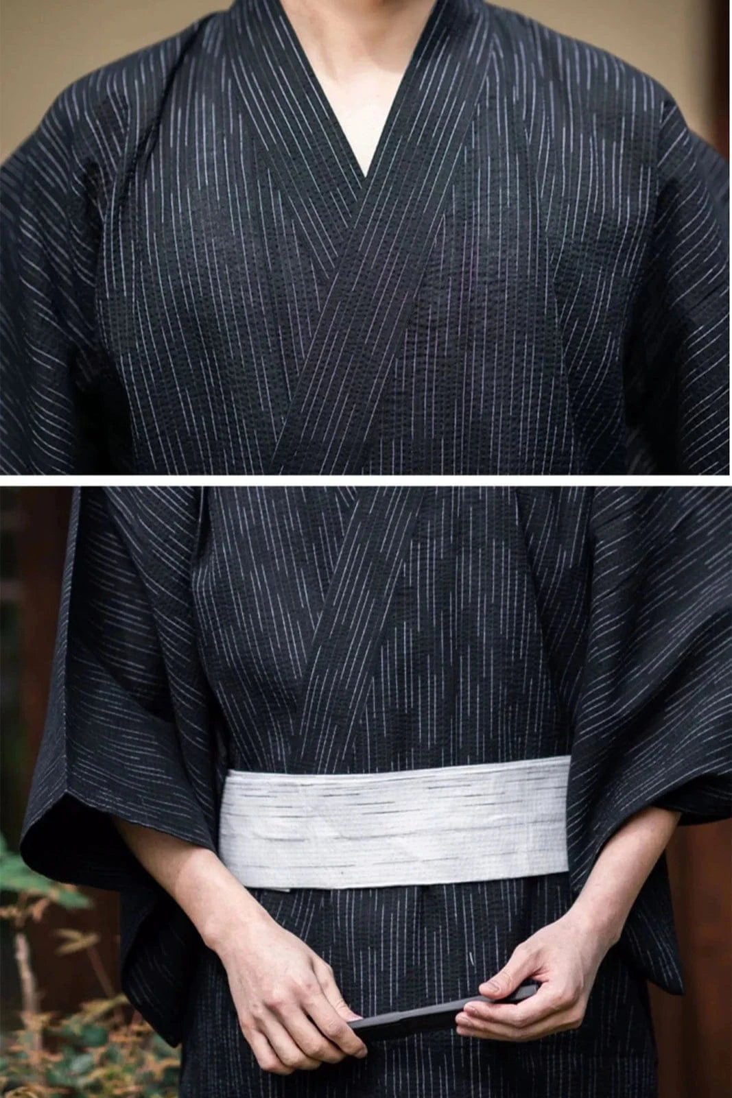 Kimono Traditionnel Japonais Noir