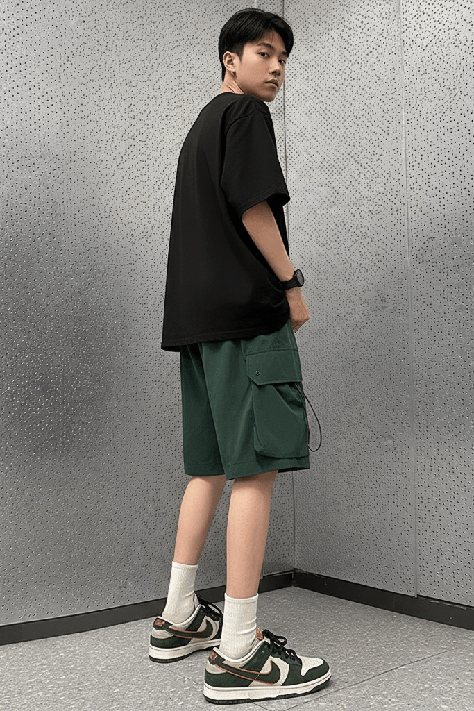 Pantalon Court Japonais