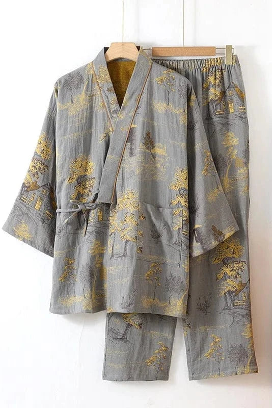 Pyjama Japonais Homme Coton