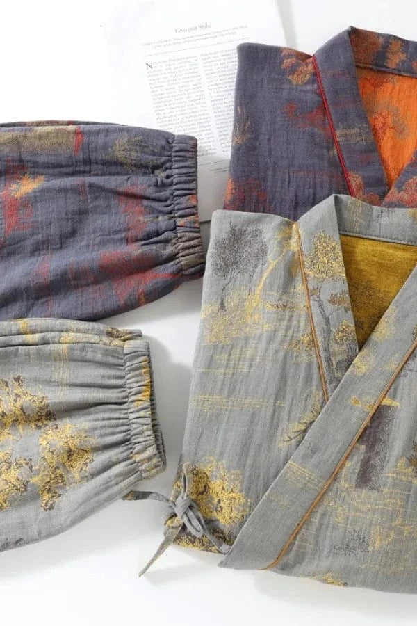 Pyjama Japonais Homme Coton