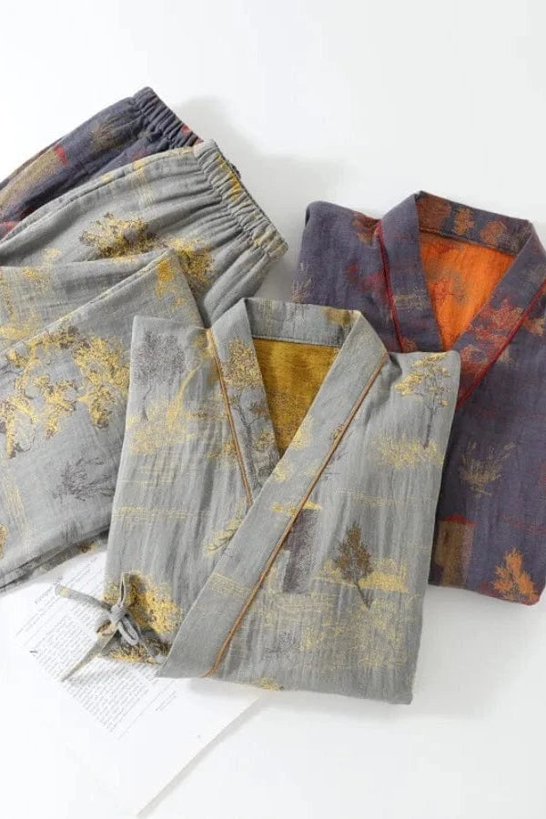 Pyjama Japonais Homme Coton