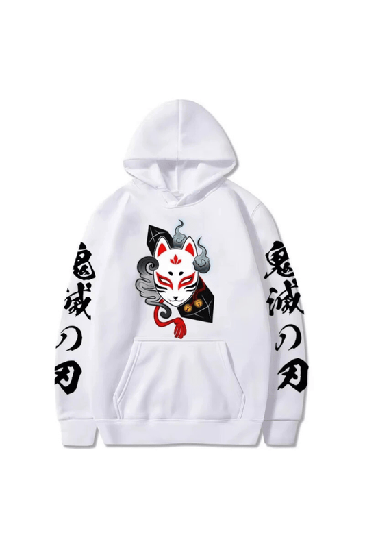 Sweat à Capuche Motif Japonais