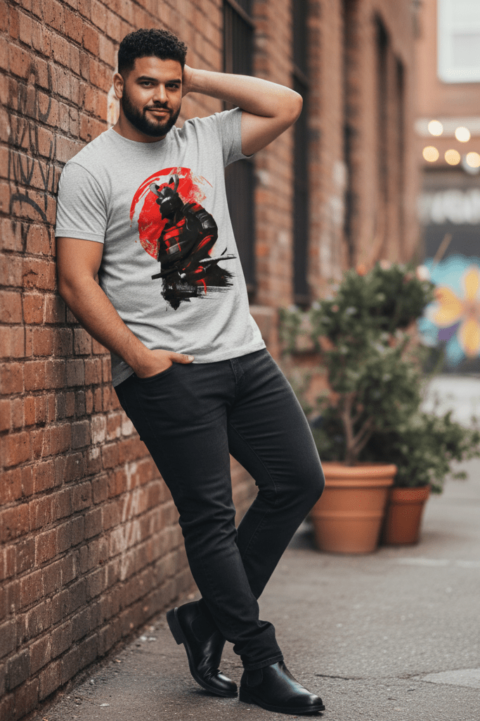 T-Shirt au Style Japonais