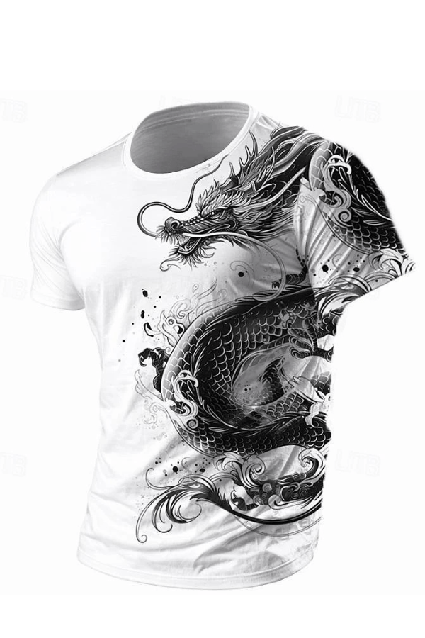 T Shirt Dragon Japonais