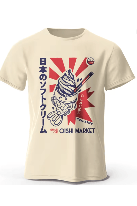 T-Shirt en Coton Japonais
