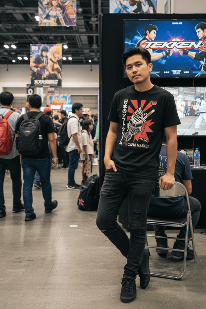 T-Shirt en Coton Japonais